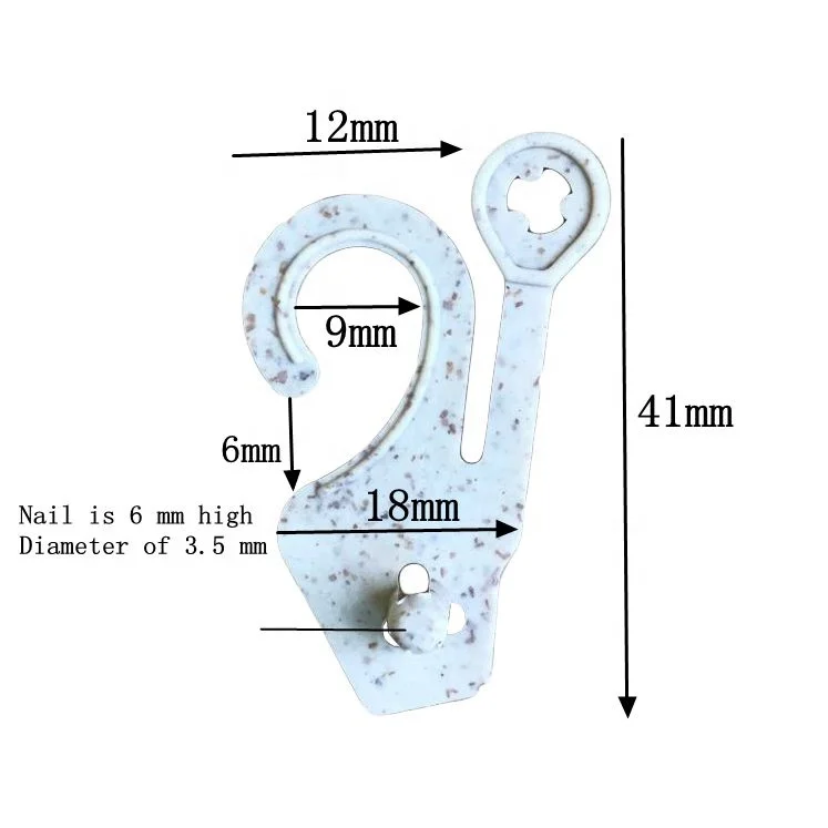 Пластиковый мешок аксессуары Pp Защита окружающей среды пластиковый крюк