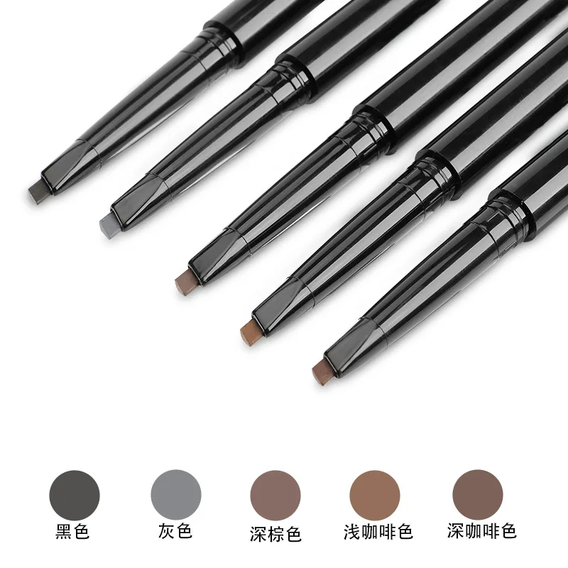 Best selling no logo eye brow brush custom color brow pen neon waterproof eyebrow pencil colors