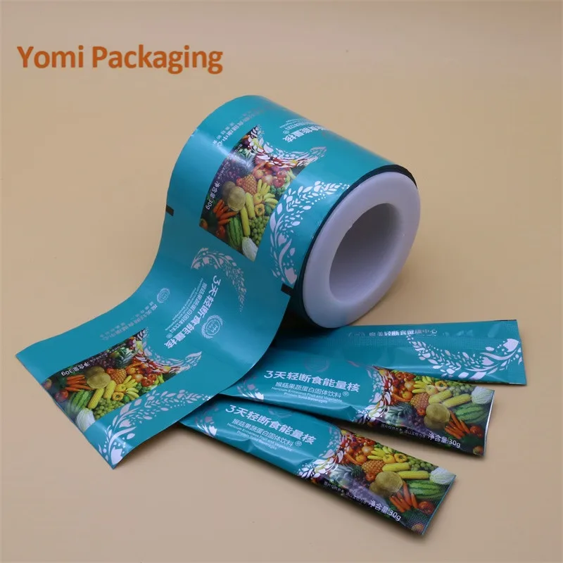 Customized Printing Plastic Packaging Composite Roll Flexible Packaging Film Biscuits Puffed Foods Laminated Roll Film