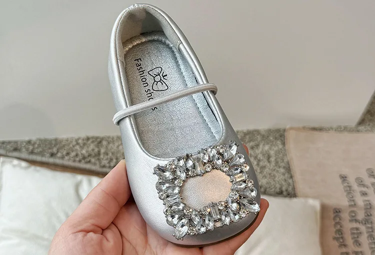 Детская Весенняя кожаная обувь для девочек Mary Janes 2024