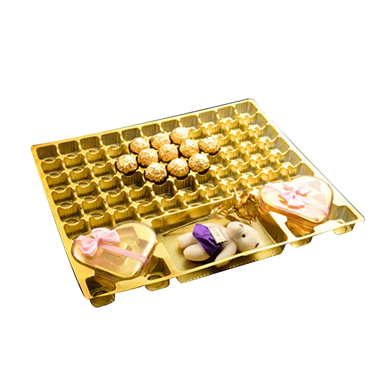 Disposable tray Blister Plastic blister for chocolate candy cookie packaging