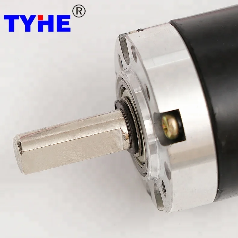 Завод товаров 36mm 24 вольт 8 мм вал 50kg.cm крутящий момент стали или пластиковые передачи dc планетарного двигателя передач с