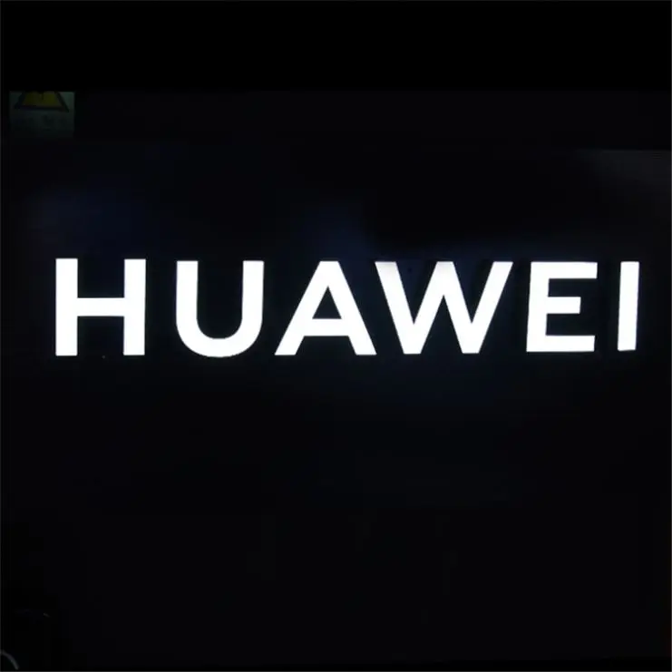 FOG Certificated Frontlit Advertising Sign Outdoor Led huawei Sign  Channel Letter Sign