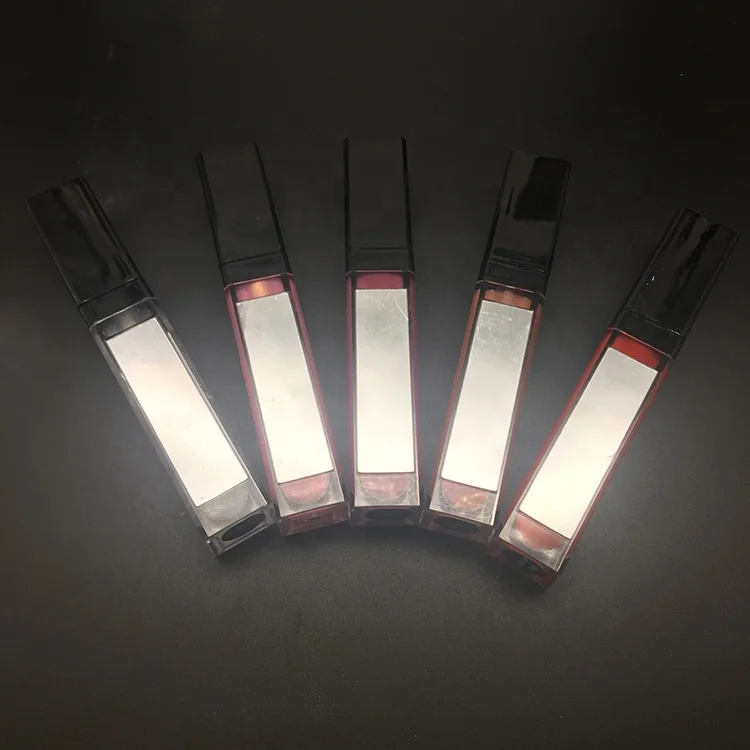 
factory price LED with mirror lip shine lip gloss high quality can choose bottles and box 