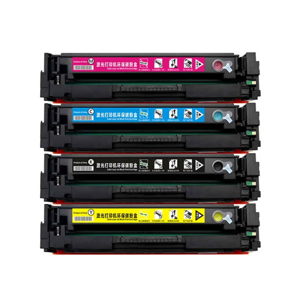 Совместимый картридж с тонером CF410X CF411X CF412X CF413X для HP Color LaserJet Pro M452 MFP M477