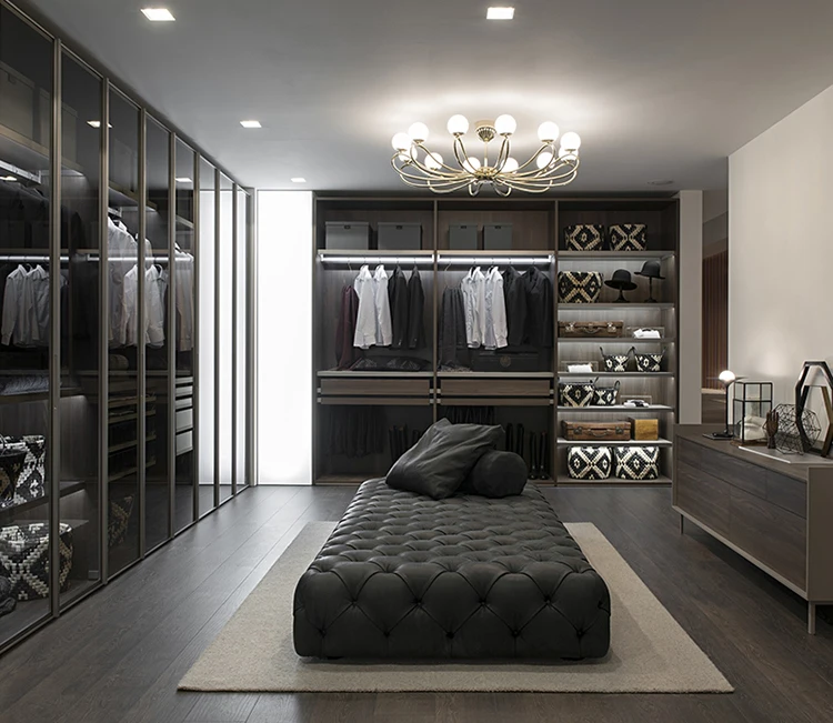 Modern Luxury Customized Wood Glass Metal Kitchen Cabinet Wardrobe and Other Specialized Custom Made Joinery Cabinets