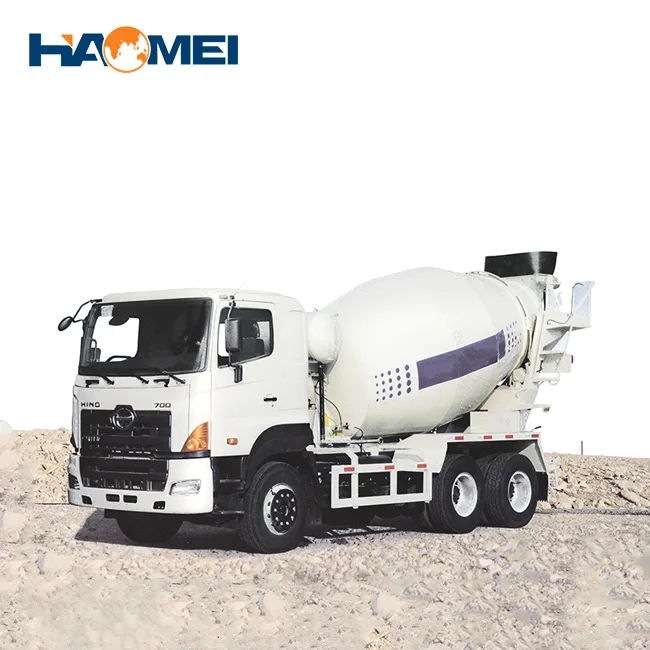 How much concrete in a cement mixer truck