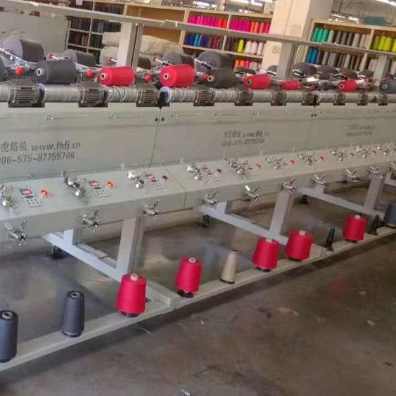 textile cotton and linen hard rewinder for dyeing factory / yarn winding machinery