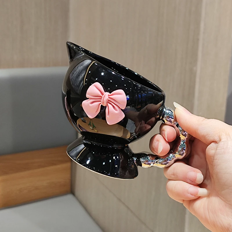 Creative Wholesale Europe Ceramic MIlk Tea Cup Customized Design Stoneware Mini Milk Mug for Hotel