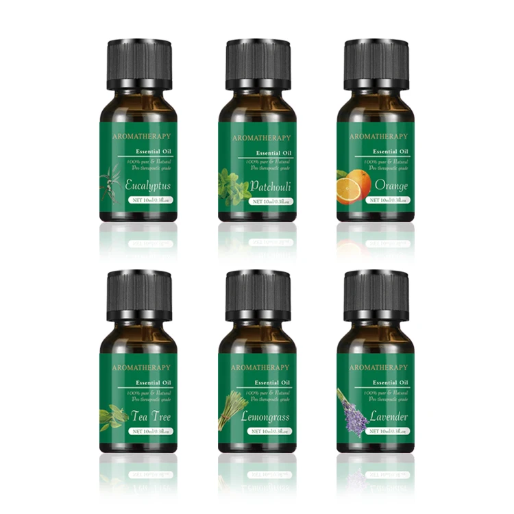 Wholesale Essential Oils Private Label 100% Pure Natural Body Massage Oil 10ml Lavender Essential Oil Set for Skin Care