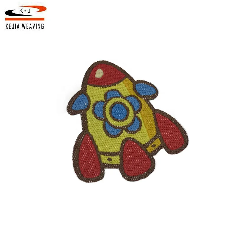 China Patches Manufacturer Custom Complicated Design Embroidered Woven Patch