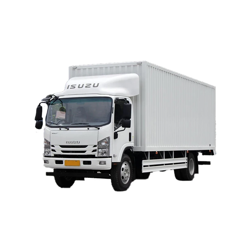 ISUZU 8/10 ton tipper truck with 4x2 700p box truck mini for sale Used  8ton cargo box truck with lift gate