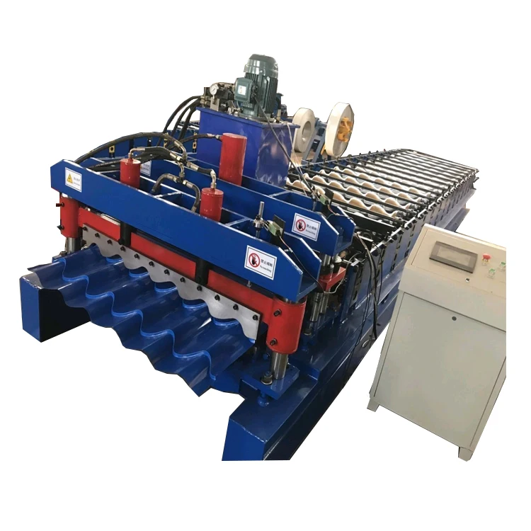 manual metal roofing sandwich panel corrugated steel sheet tile making roll forming machine