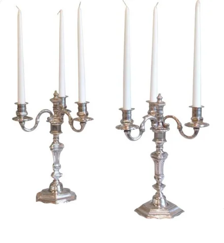 Contemporary Style Aluminum Candelabra Creative Design Handmade Decorative Candlesticks Home Interior Decor