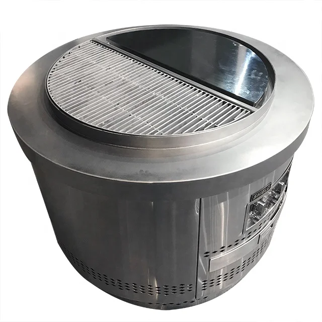 Gas grill rotating bbq grill