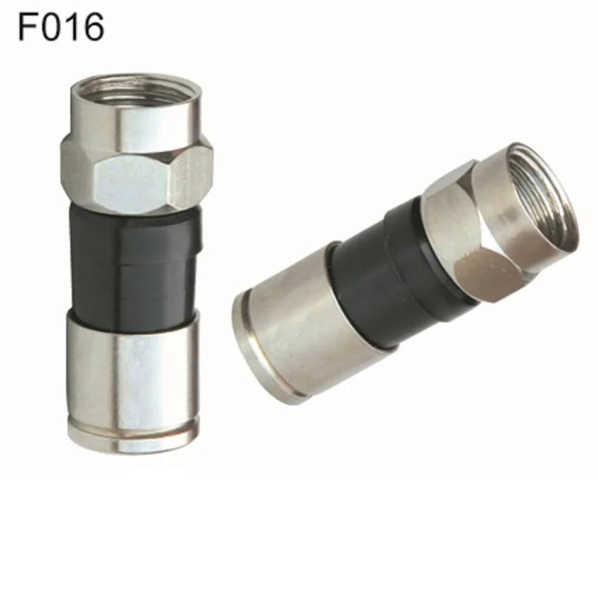 F TYPE COMPRESSION FOR RG6/ CCTV CONNECTOR FOR RG6