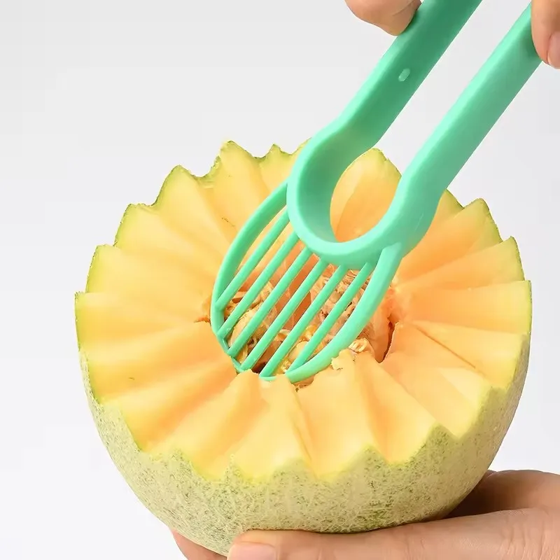 3 In 1 Fruit Ball Carving Knife Kiwi Fruit Scoop Melon Digger Fruit Jar Mashed Potato Baller Ice Cream Kitchen Tools