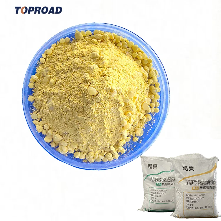 Anti-skid Thermoplastic Paint Based on Hydrocarbon Resin Conforms to BS3262 Standard