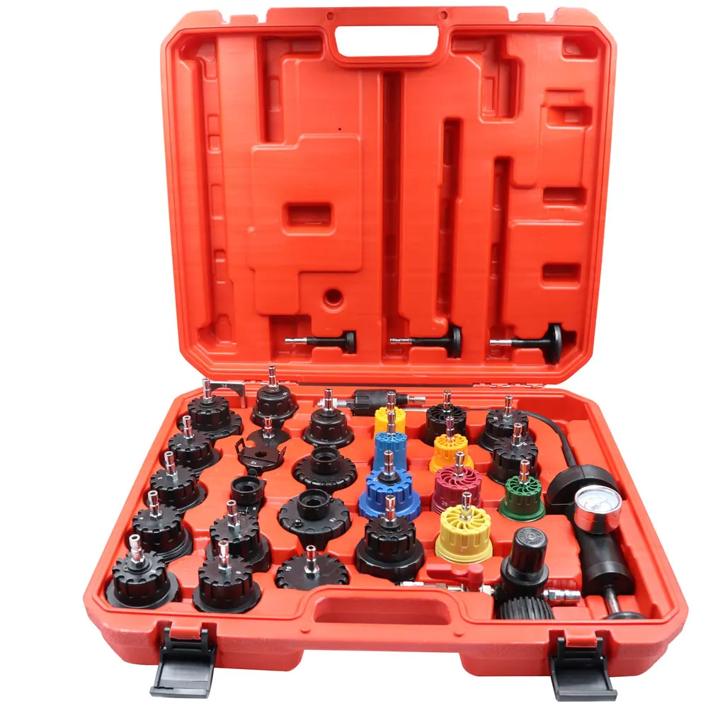 Car Radiator Pressure Tester Kit Water Tank Leak Detector Cooling System Leak Tester