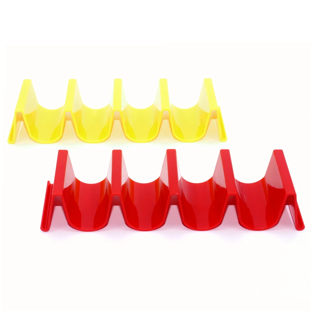 CHRT Fast Food Tacos 4 Packs Tablet Holder Colorful Plastic Wholesale Taco Holder