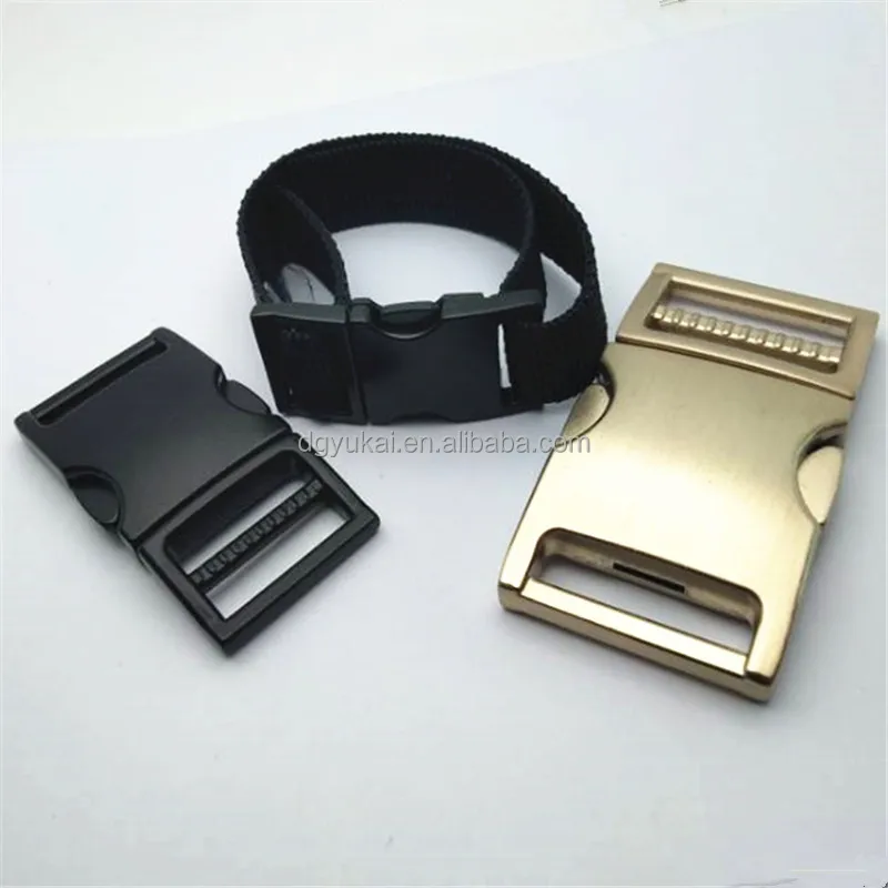 10/15/20/25/32/38/50mm High quality luggage metal buckle with side release buckle and Tri glide
