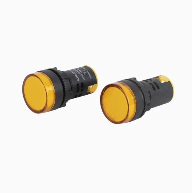 Hot Selling Series Ad DC AC/DC LED Indicator Light 22mm LED Pilot Light Signal Lamp