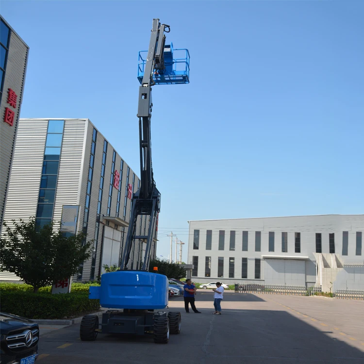 30m Max. Working Height Telescopic Boom Lifts with 300kg crane truck