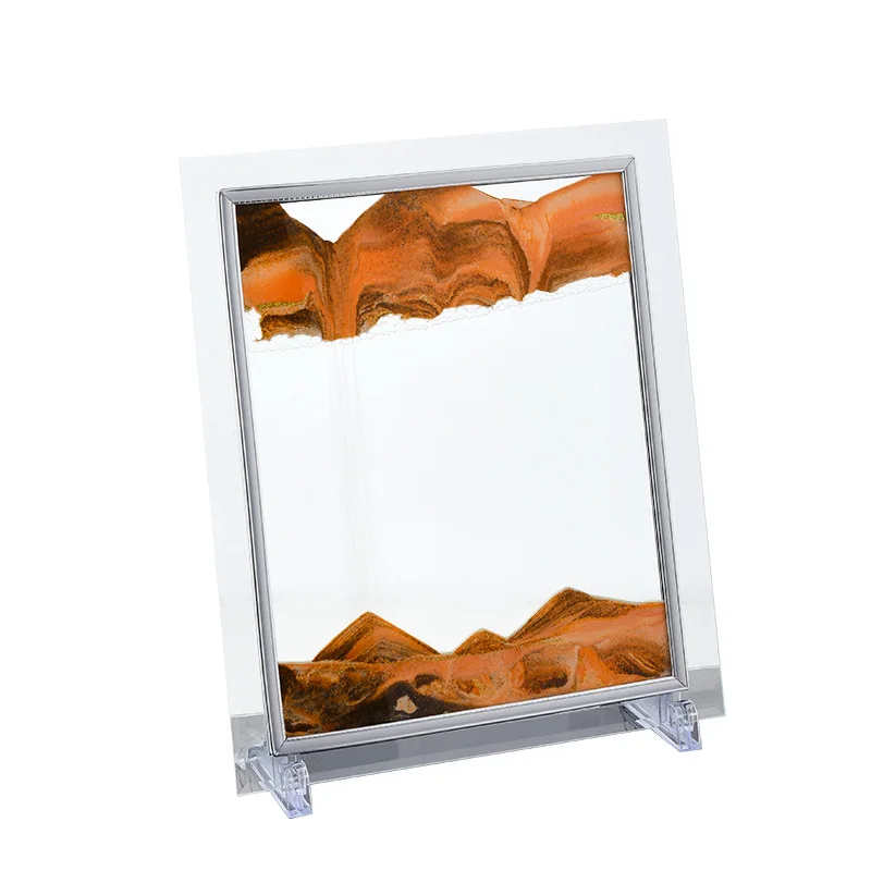 Manufacturers Direct 7inch 3D Liquid Glass Sandglass Quicksand Sand Clock Household Creative Hourglass