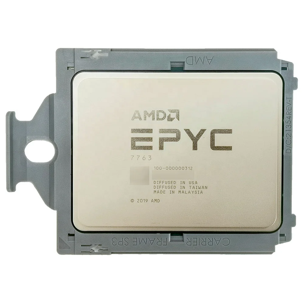 AMD 7763 2.45 GHz Socket SP3 100-000000312 64 Core Server Processor CPU