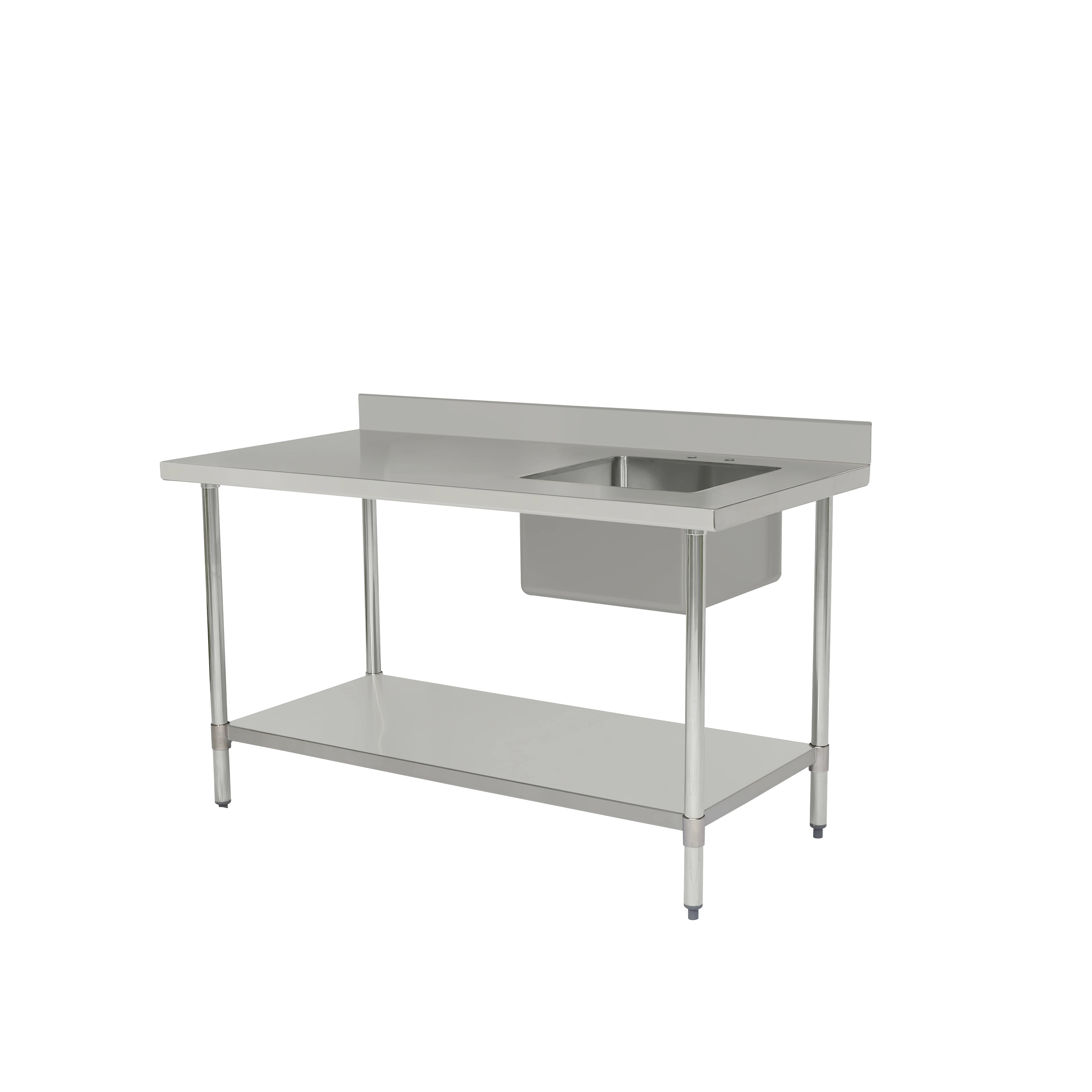 Luxury Outdoor Garden dining banquet stainless steel kitchen Work Table with Sink