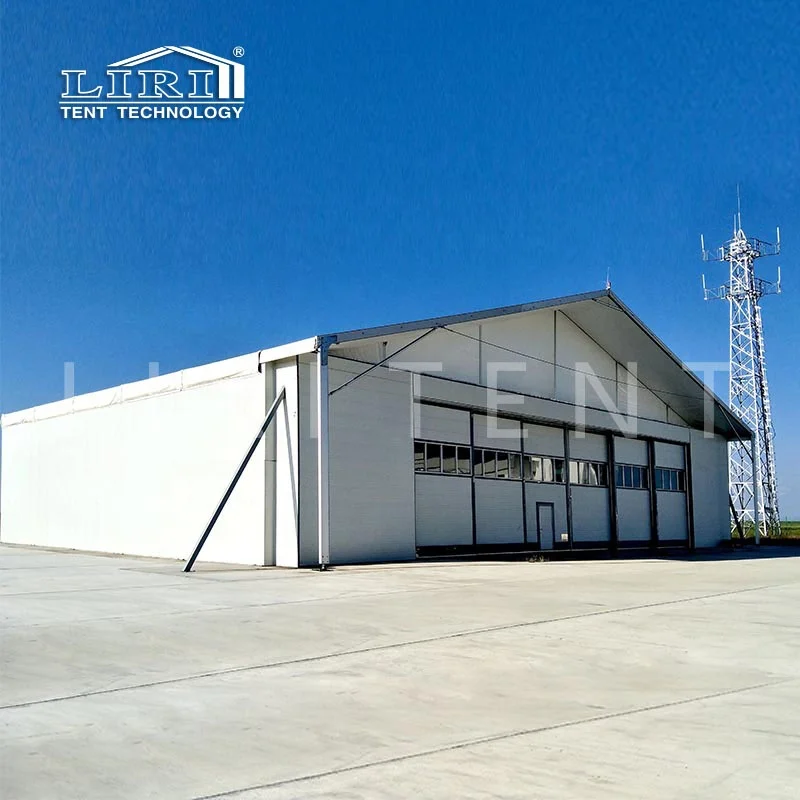 Large Waterproof Temporary Big PVC Helicopter Aircraft Hangar Tents
