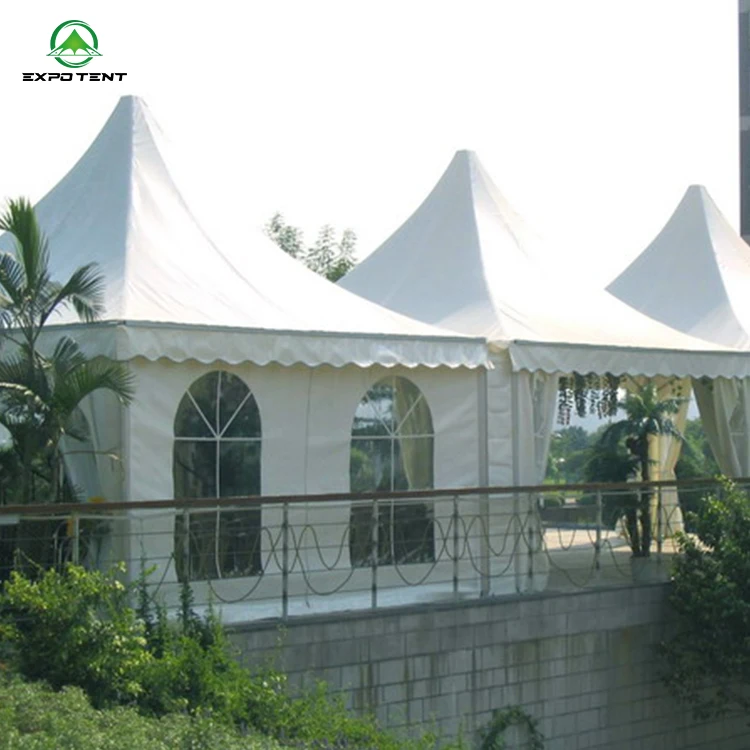 Event gazebo Marquee Tent Top Sale 4x4 5x5 Aluminum Alloy China Frame Party Wedding High Peak Tent 850g/m2 PVC Fabric Custom