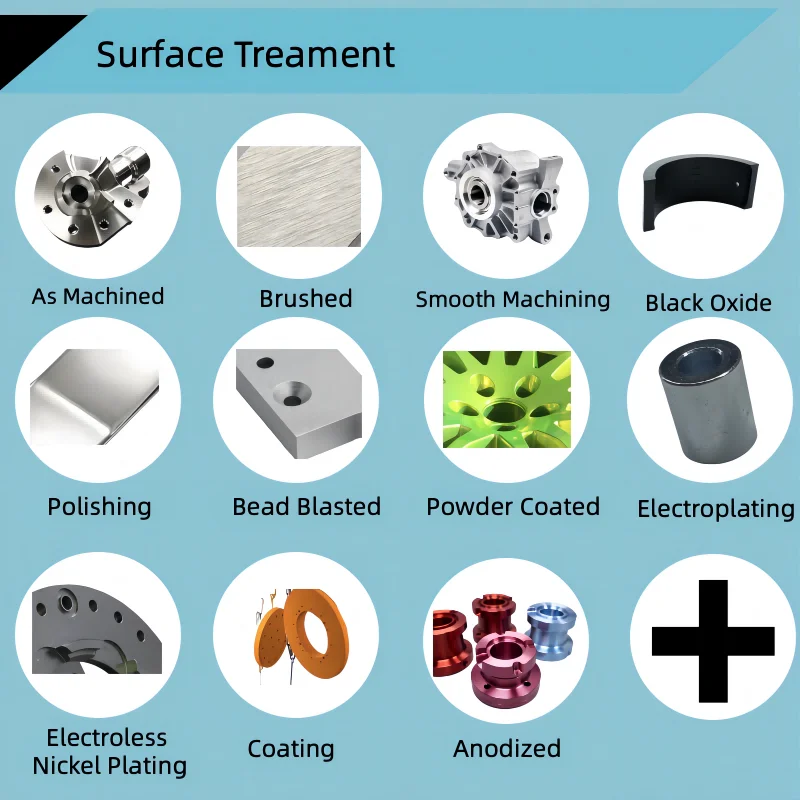 Precision Cnc Machining Drone Accessories Strict Tolerance Turn-milling Metal Medical 1 Piece Aluminum Parts Custom Aluminum HYM