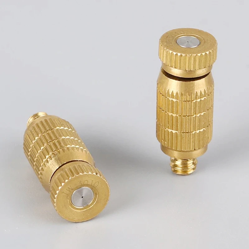 Misting Nozzle High Pressure Mist Spray Nozzle Brass Fog Nozzle for Fog Machine
