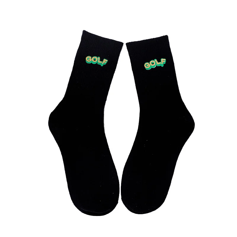 Amazon hot autumn and winter men and women street fashion brand couple cotton socks middle tube socks