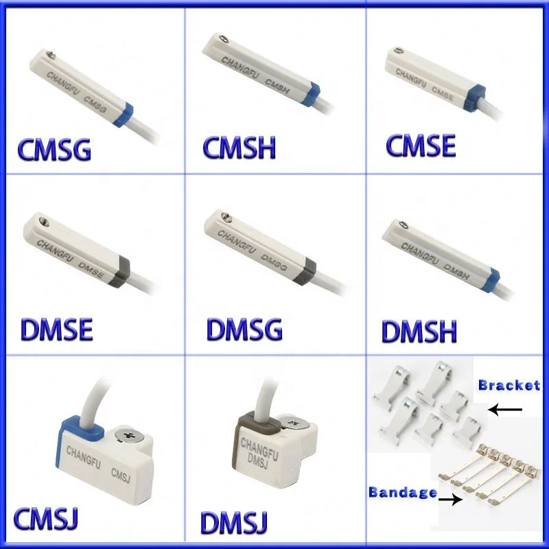 Magnetic Conversion Sensor Induction Switch Normally Open/Normally Closed for Pneumatic Parts Magnetic Switch
