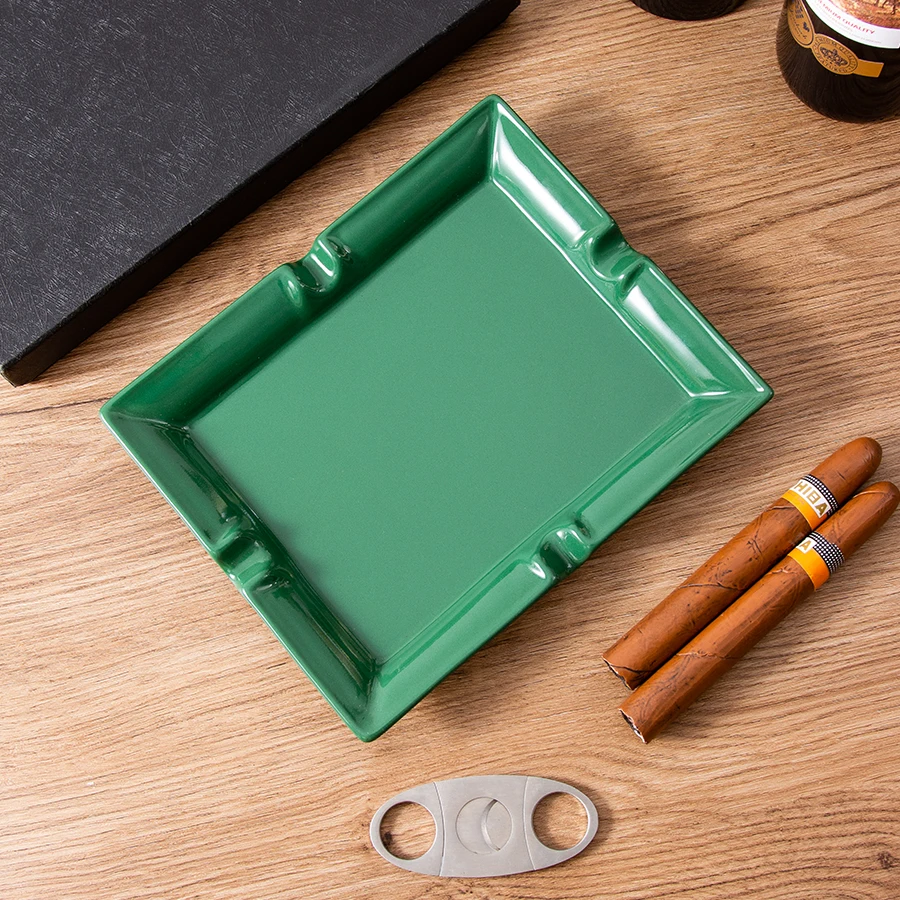 Custom logo smoking accessories hotel home decorative ashtray luxury personal cigar ashtray wholesale