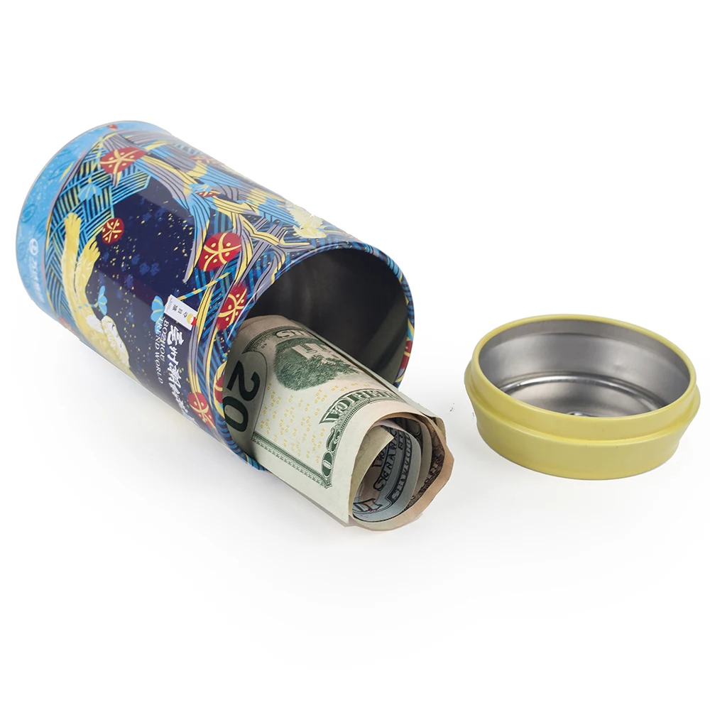 Жестяная Кола банка круглая творческая копилка может быть настроена