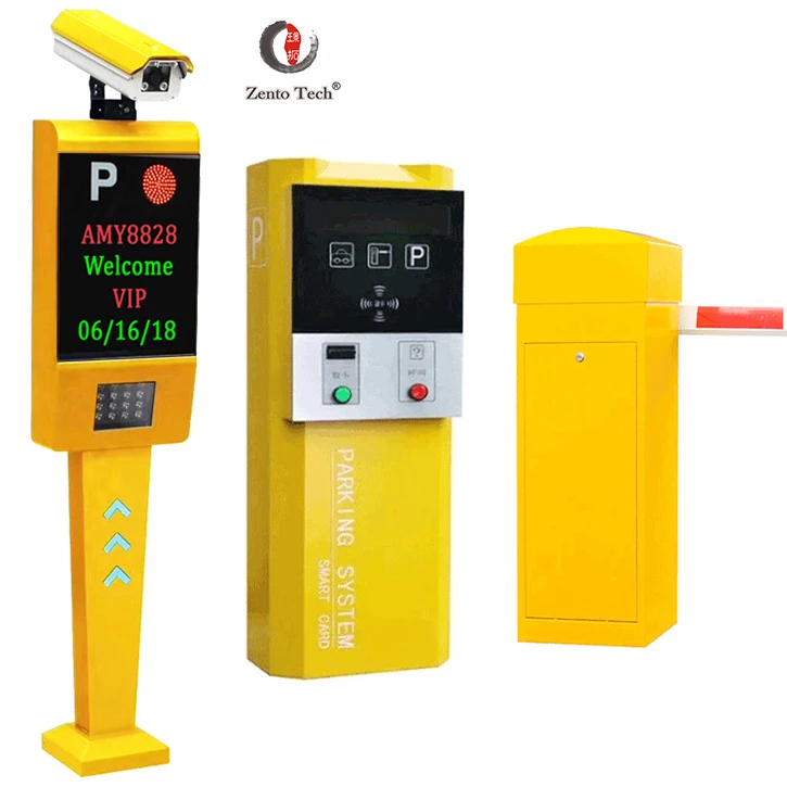 New Parking Management Camera  Automatic Boom Barrier Gate Car Parking Barrier  License Plate Recognition Parking Lot System