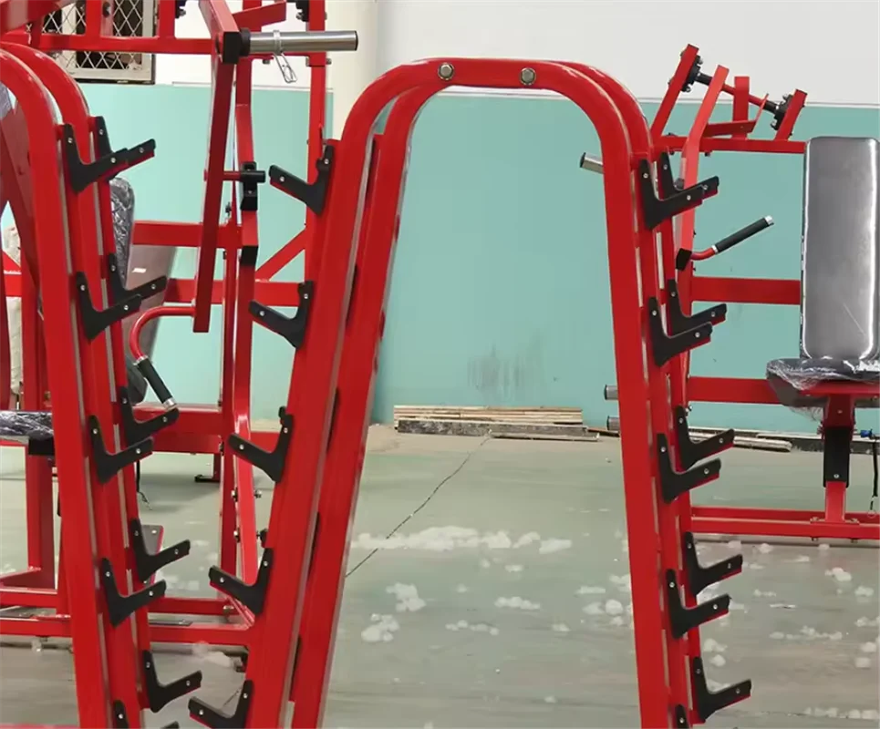 Wholesale Little Straight Barbell Rack 10 Dumbbells Commercial Fitness Gym Equipment Storage