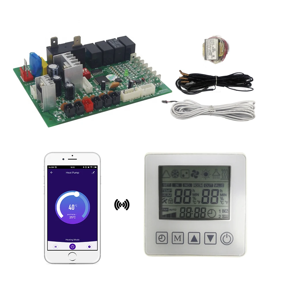 Air Source Domestic Heat Pump Pcb Board Pcba Circuit Board Pcb Assembly Service