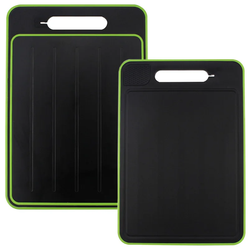 Двусторонний поднос для размораживания с разделочной доской и точилкой для ножей