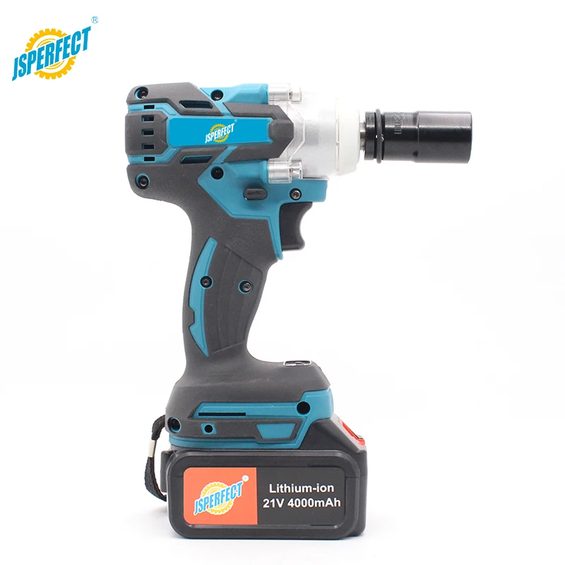 JSPERFECT hot selling factory price 1/2 cordless 600nn large torque impact wrench