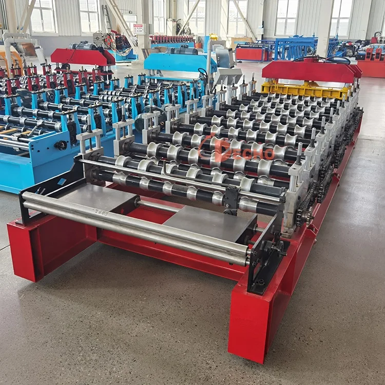 Fast Galvanized Steel Roofing Sheet Press Machine Glazed Roll Forming Machine Metal Siding Machine