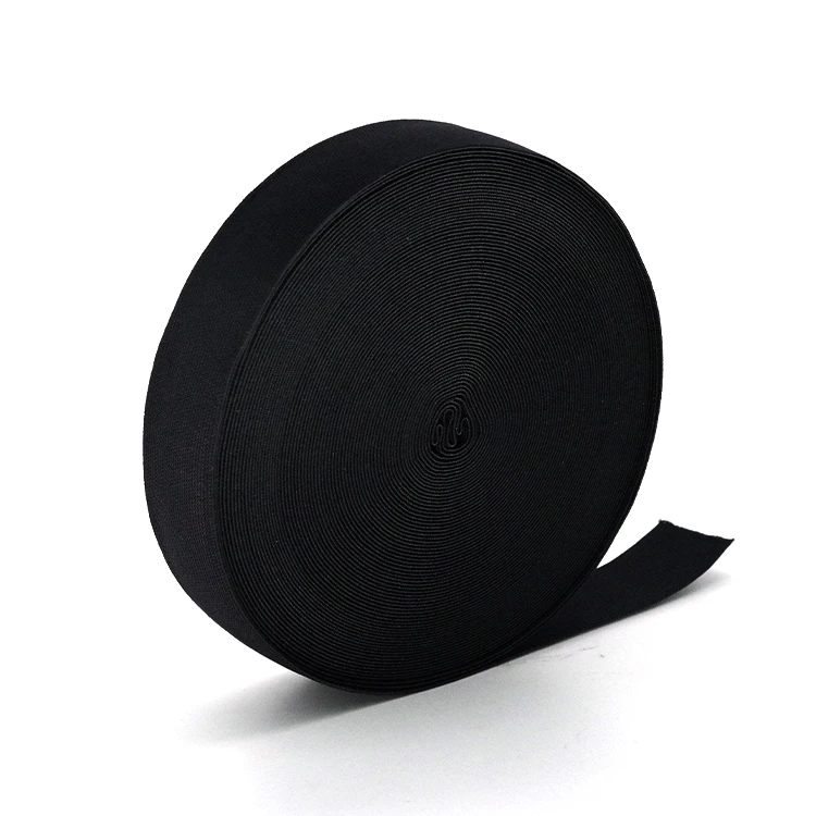 Custom Black Green Polyester Nylon  5664D Mil Spec Tape Tactical Elastic strap Webbing