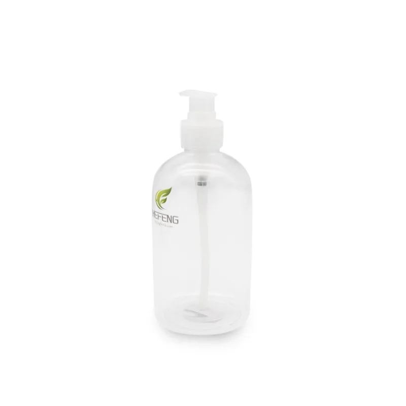 In stock 480ml white press on hair care shampoo bottle, divided into fragrance, shampoo and shower gel bottles