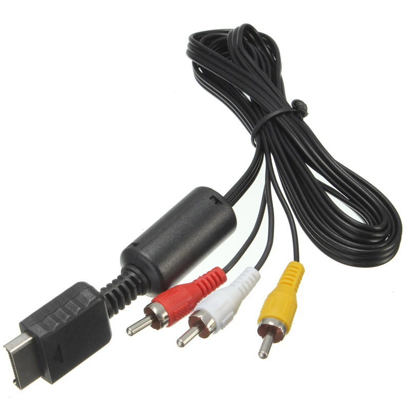 
hot sale 1.8m Audio Video To 3 RCA AV Cable for PS3/PS2 AV Component TV Video Cable for Playstation 2 3 PS3 