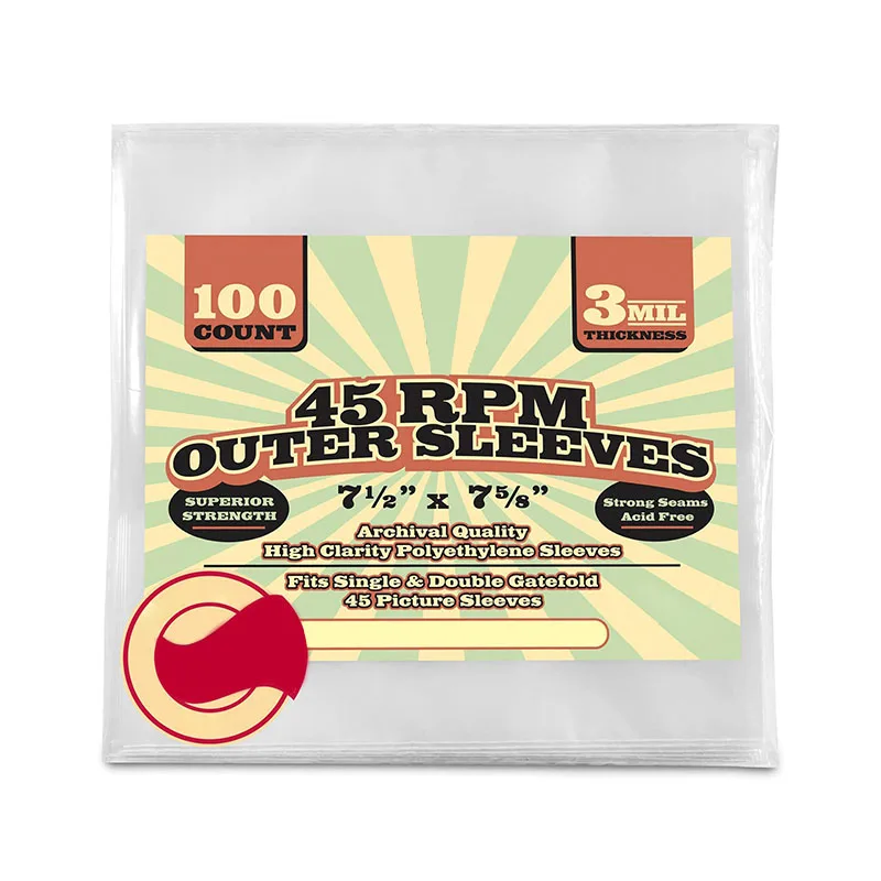 Plastic Music Cd Album Vinyl Cover Lp Record Sleeves Factory