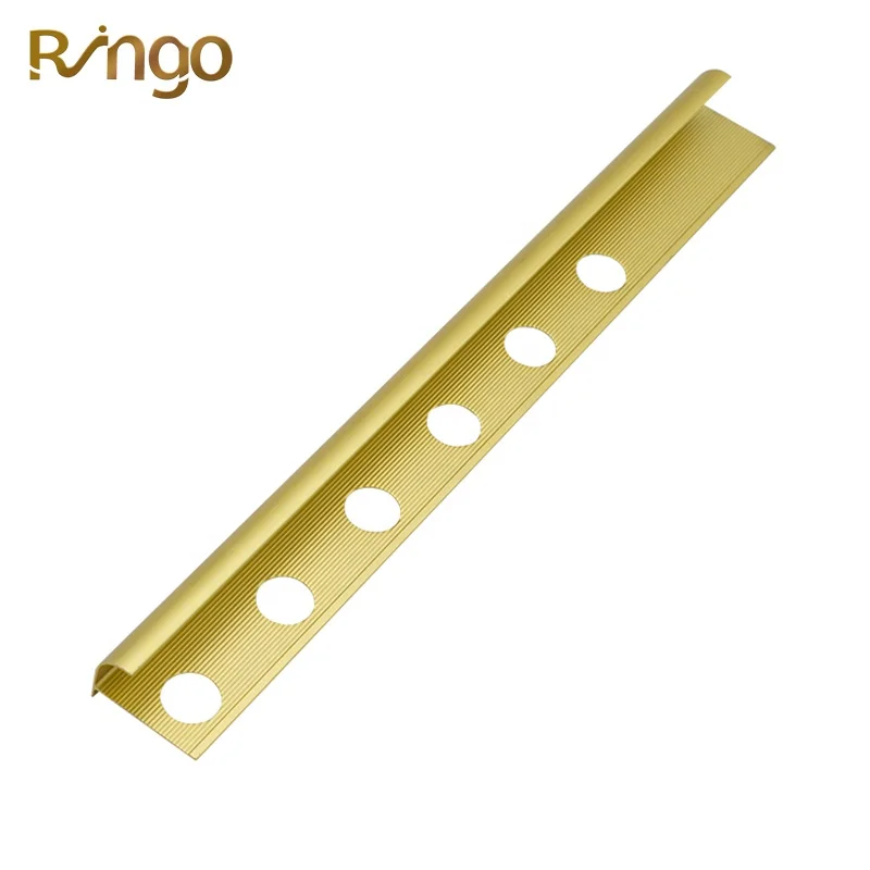 Flexible tile trimming metal strip aluminum rounded edge tile trim marble corner decoration trim baby room wall corner guard