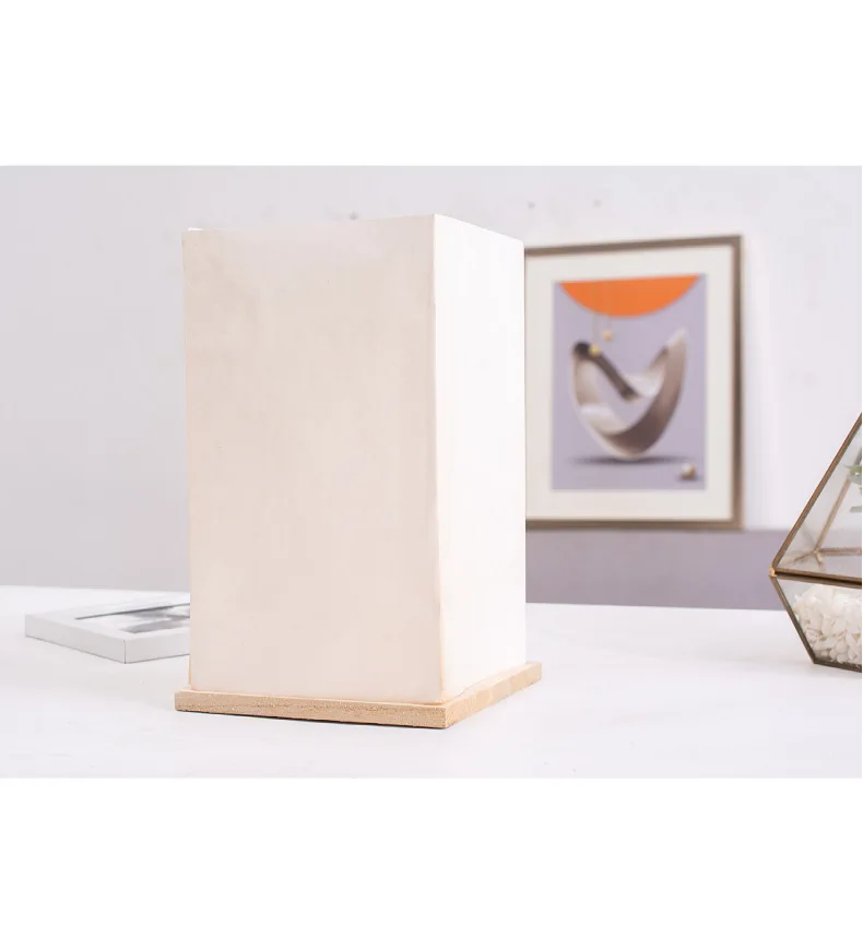 Square Water Floating Lantern Paper Floating Lantern with Wood Base for Festival 100% Biodegradable Chinese Chinese New Year